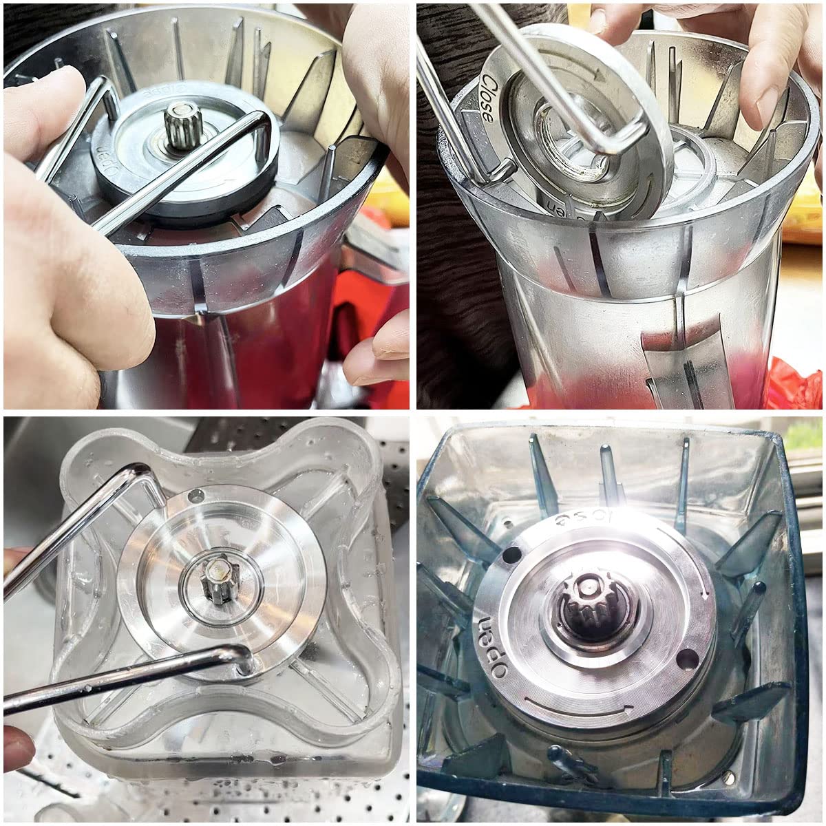 Stainless Steel Blender Wrench Tool - Replacement Part & Retainer for Blender Repair | Perfect for Smoothie Makers, Food Processors & Kitchen Appliance Maintenance