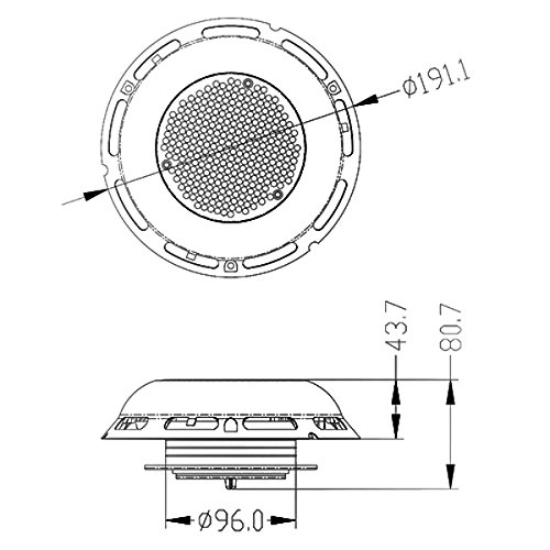 700 CU FT Solar Powered Marine Boat Ventilator - Rechargeable Battery & Stainless Steel Cover for Fresh Air Circulation | Ideal for Yachts, Fishing Boats & RV Cabins
