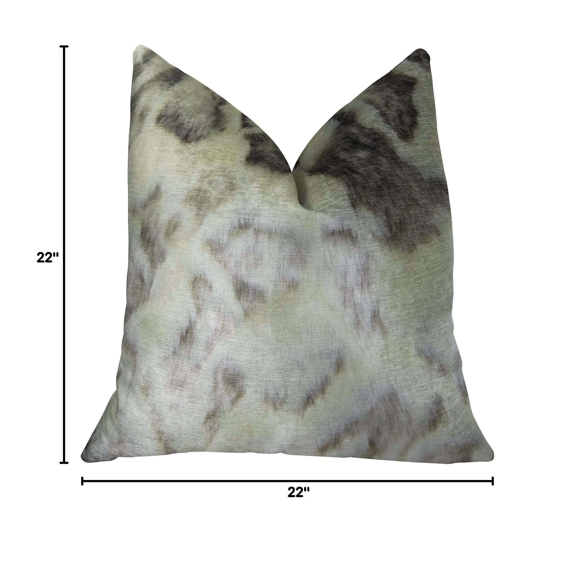 Luxury Ivory Rabbit Fur Handmade Throw Pillow - Soft Decorative Cushion for Sofa, Bed & Home Decor - Cozy Living Room & Bedroom Accent Pillow