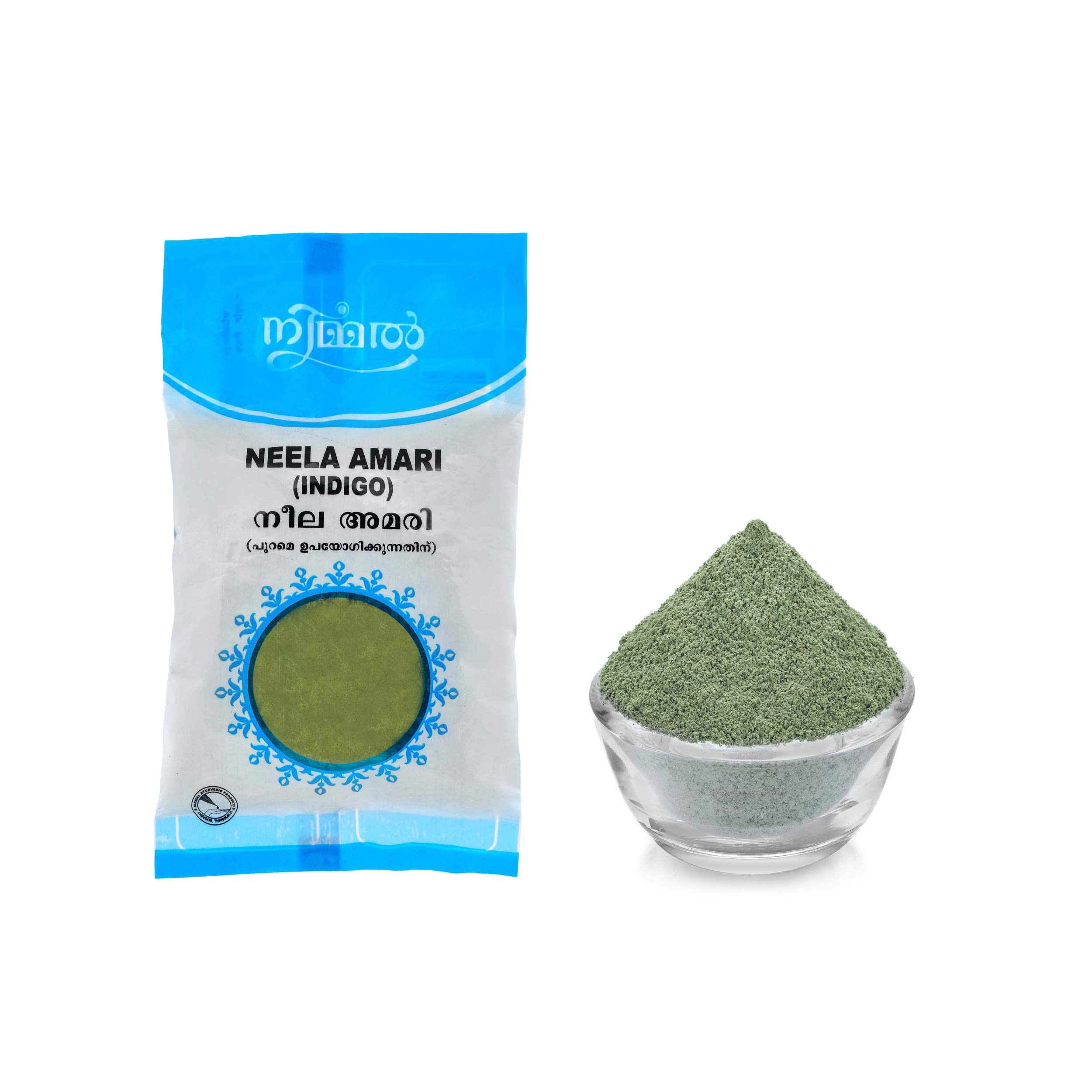 Natural Indigo Powder (Neelamari) for Hair Dye - 4 Pack (50g Each) | Chemical-Free Herbal Hair Color | DIY Henna & Hair Treatment | Perfect for Gray Coverage & Natural Hair Care
