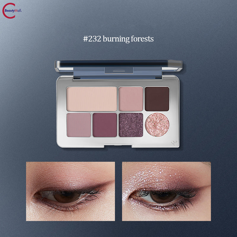 SPENNY Flow of Mind 7-Color Eyeshadow Palette - Long Lasting Pigmented Makeup for Day & Night Looks - Perfect for Parties, Weddings & Special Occasions