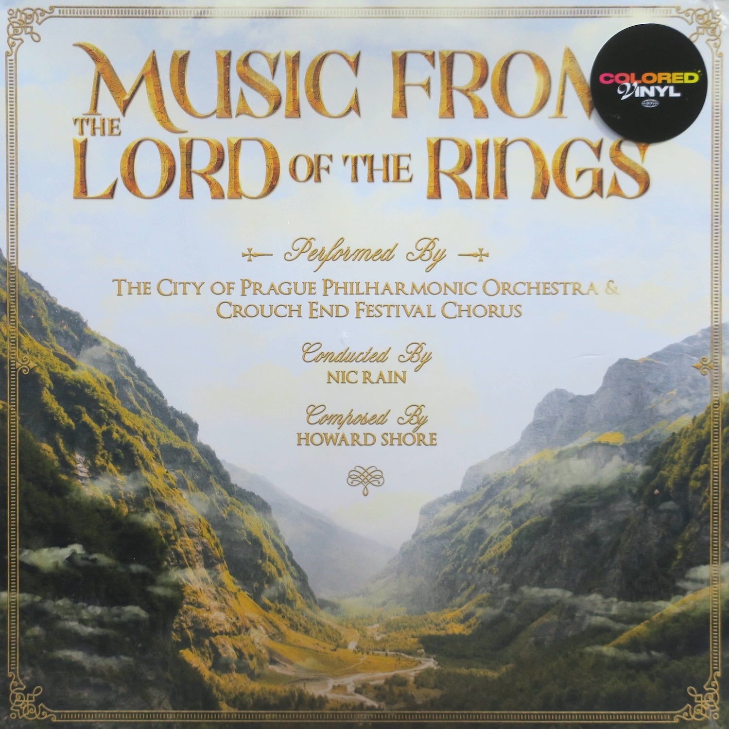 The Lord of the Rings Soundtrack by Howard Shore - Limited Edition Green Vinyl LP | Epic Fantasy Film Music for Collectors & Movie Nights