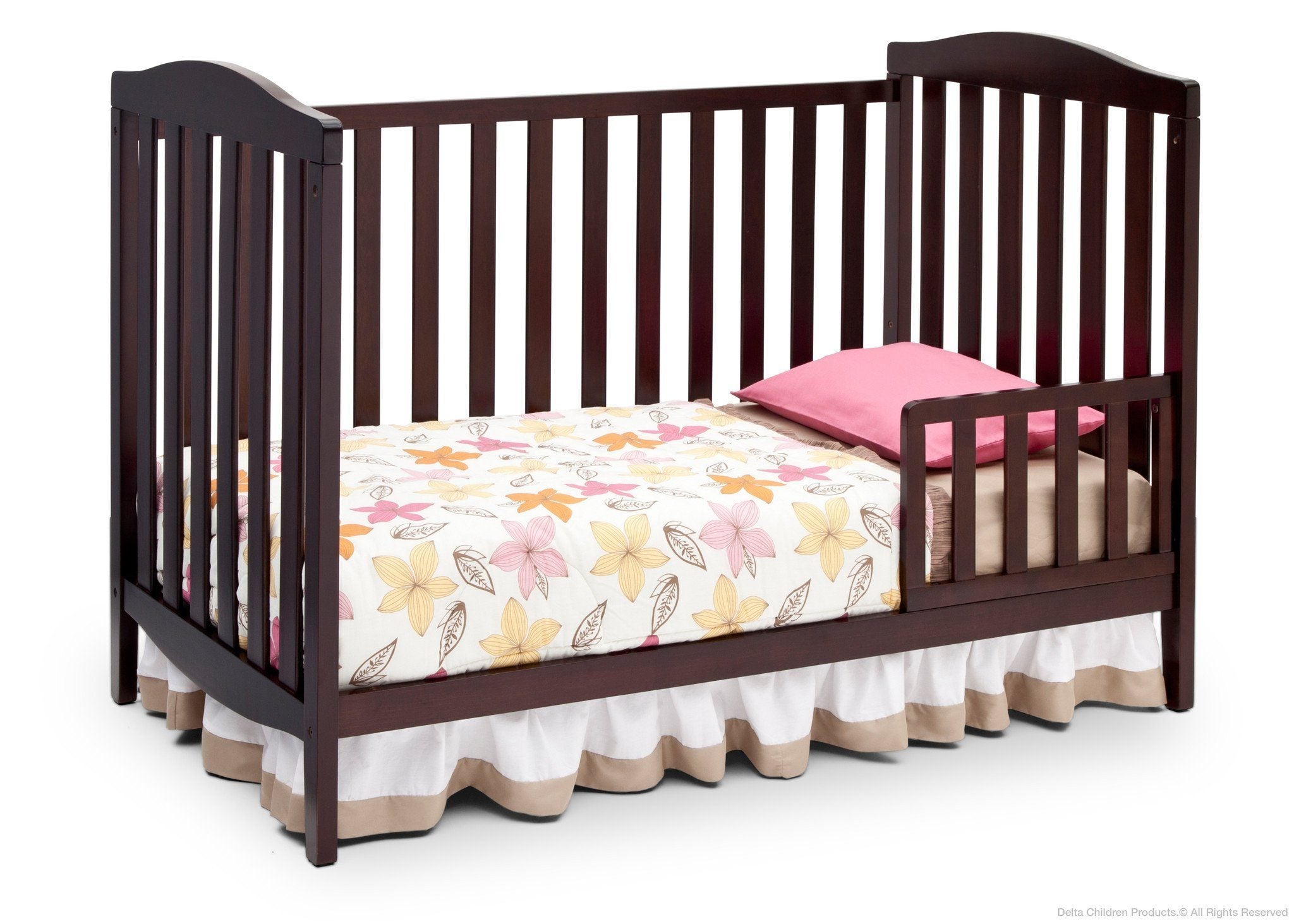 Capri 3-in-1 Convertible Baby Crib - Toddler Bed & Daybed - Safe & Stylish Nursery Furniture for Boys & Girls | Perfect for Newborns, Infants & Growing Toddlers