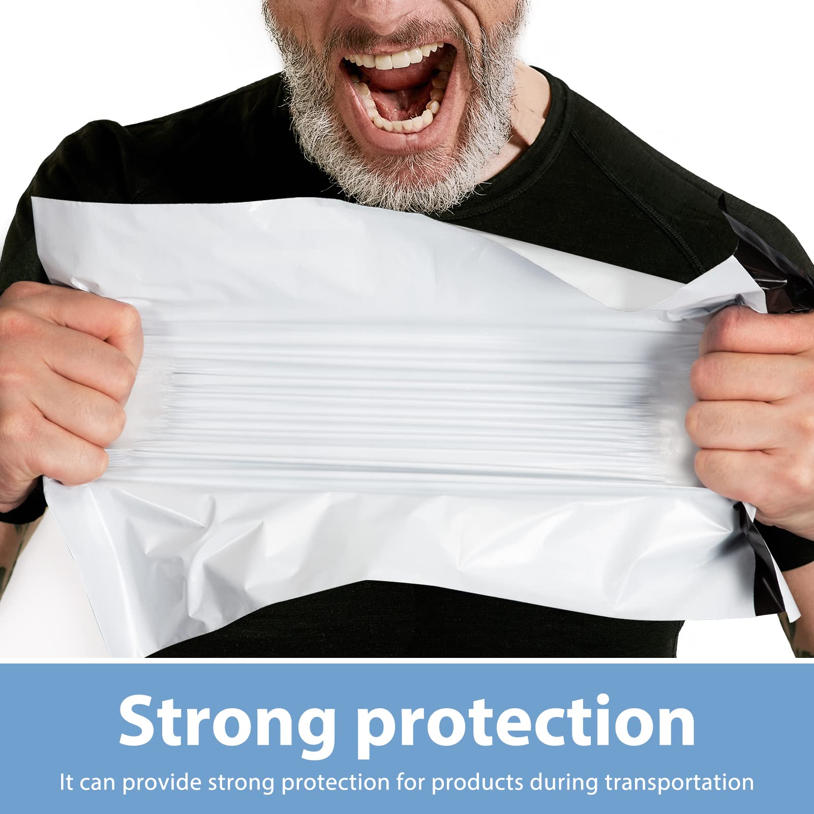 Metronic 300 Pcs 10x13 Inch White Poly Mailers - Medium Size Self Seal Shipping Bags with Strong Adhesive for Clothing, Small Business Supplies & Ecommerce Packaging | Durable Mailing Envelopes for Online Stores, Amazon Sellers & Home Shipping