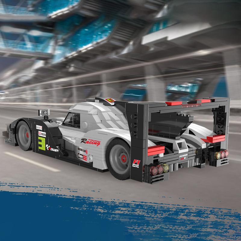 Mould King 10002 Porsche 919 Hybrid Super Car Building Blocks Set - 1:8 Scale Model Kit for Adults & Teens - Perfect for Collectors, DIY Enthusiasts & Home Office Display