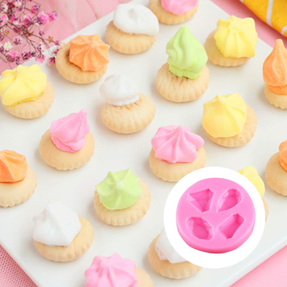 DOITOOL 3Pcs Mini Gem Silicone Molds for Resin, Fondant, Chocolate & Polymer Clay - DIY Crafting, Cake Decorating & Christmas Decorations - Baking Tools for Jewelry Making, Candy Molds & Epoxy Art Projects