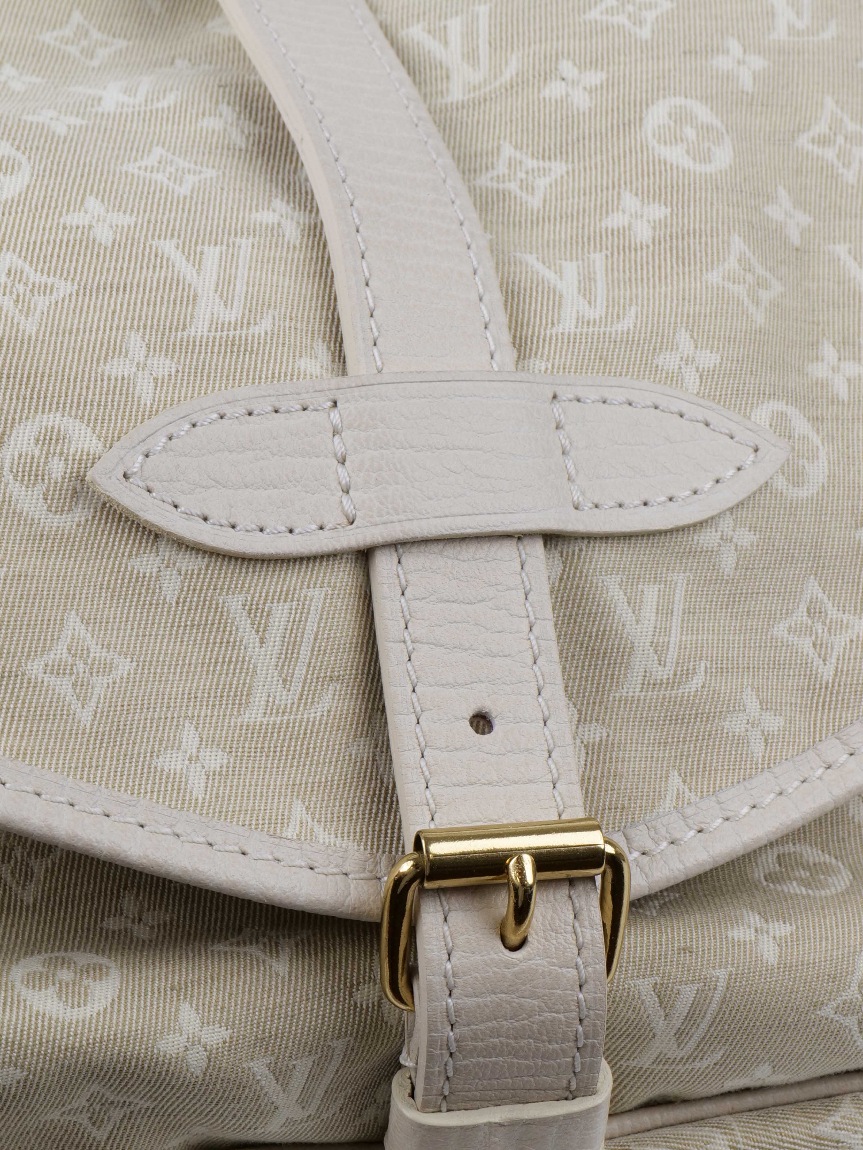 Authentic Louis Vuitton Monogram Shoulder Bag in White & Cream | Luxury Crossbody Purse for Women | Perfect for Date Night, Travel & Everyday Use