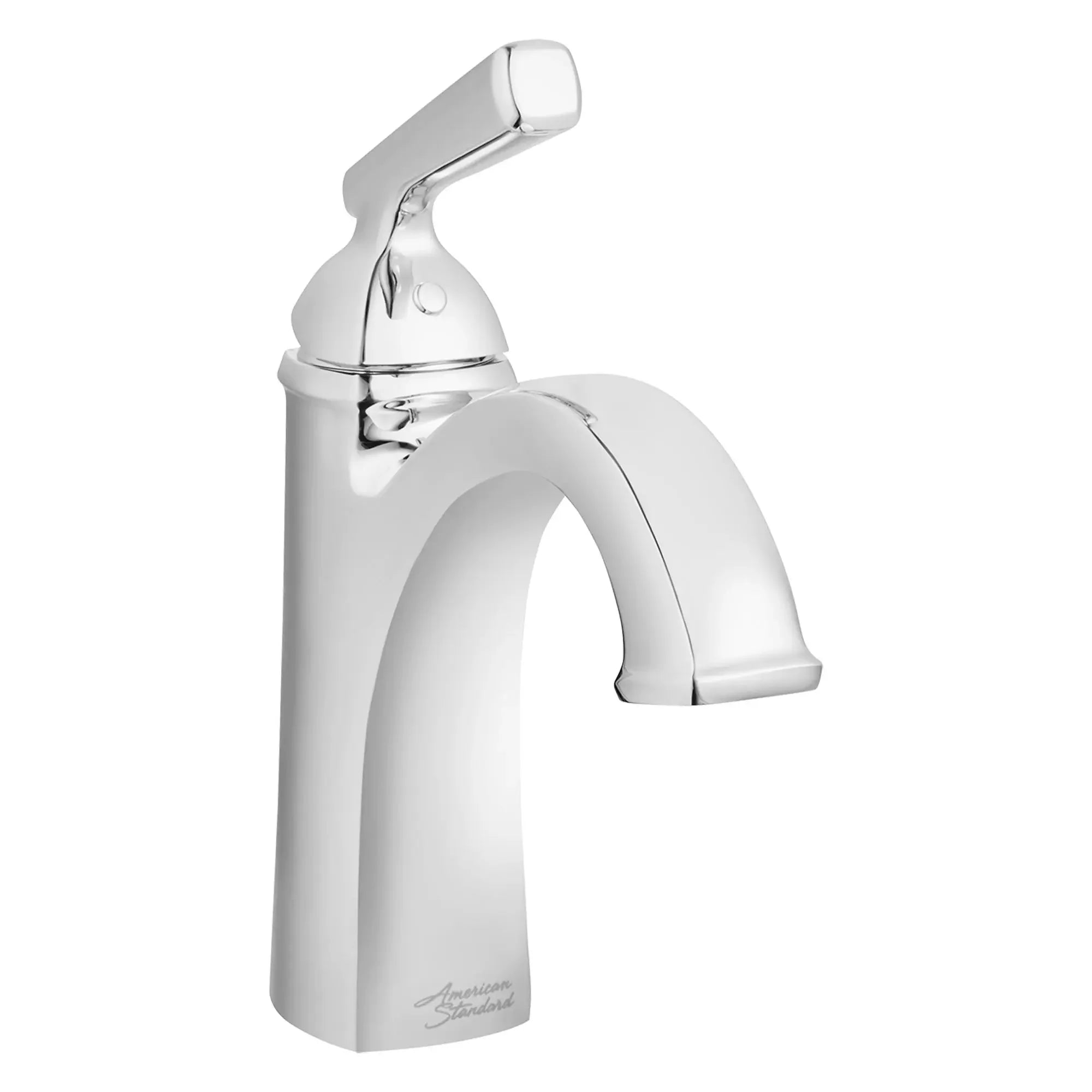 Edgemere® Single Hole Bathroom Faucet with Lever Handle - 1.2 GPM/4.5 LPM Low Flow Water-Saving Design - Perfect for Small Bathrooms, Powder Rooms & Vanities