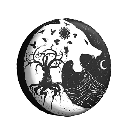 Wolf Tree And Raven