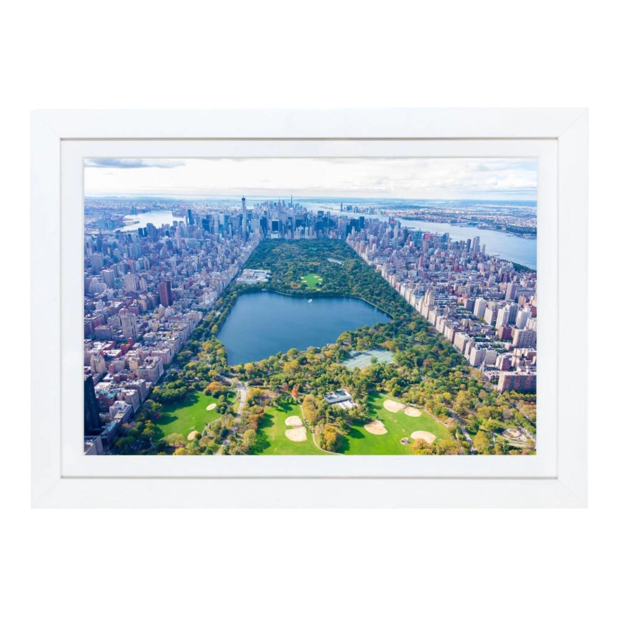 Gray Malin Central Park Mini Framed Print - Decorative Wall Art for Home, Office & Gifts | Perfect for Living Room, Bedroom & Interior Design