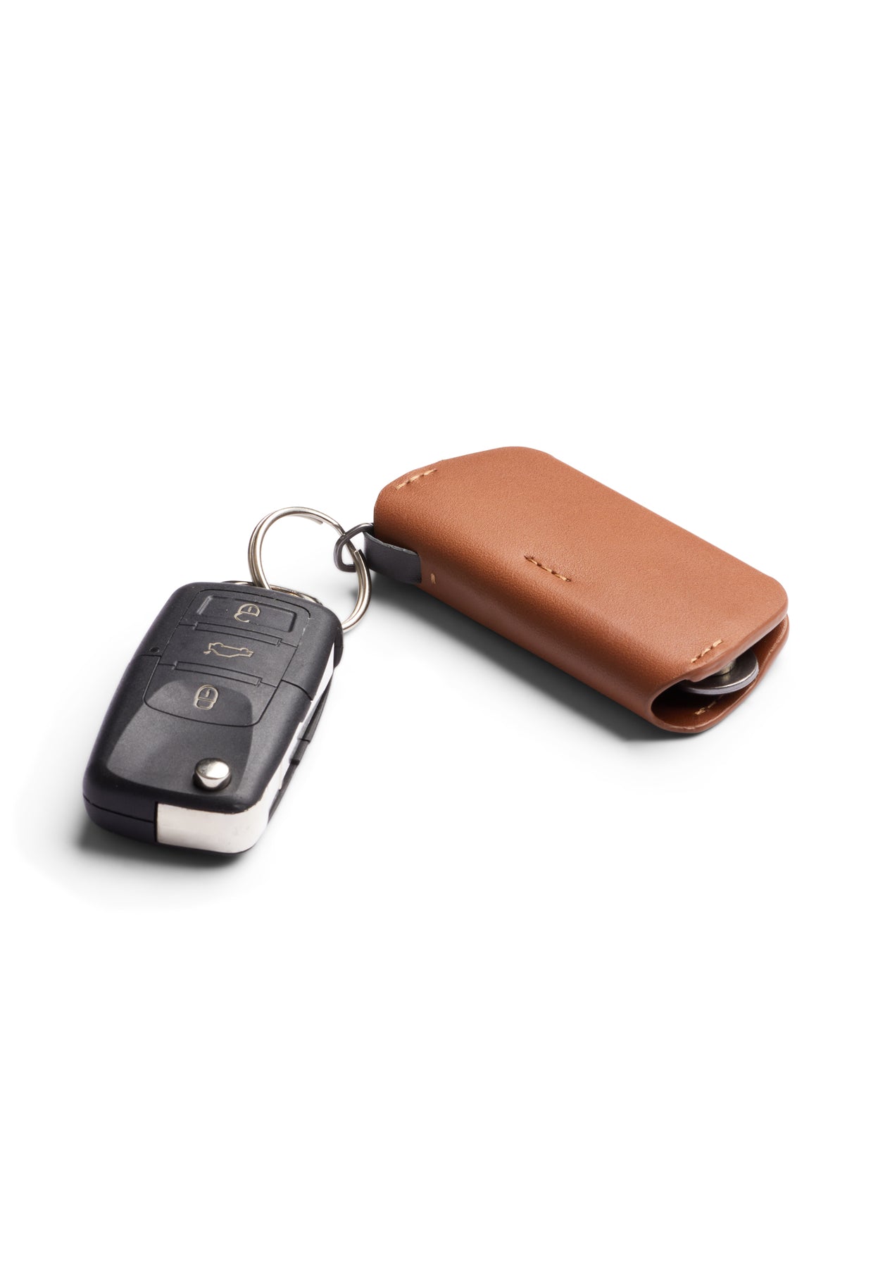 Bellroy Key Cover Third Edition - Premium Leather Key Holder for Keys & Keychains - Perfect for Home, Office & Travel Organization
