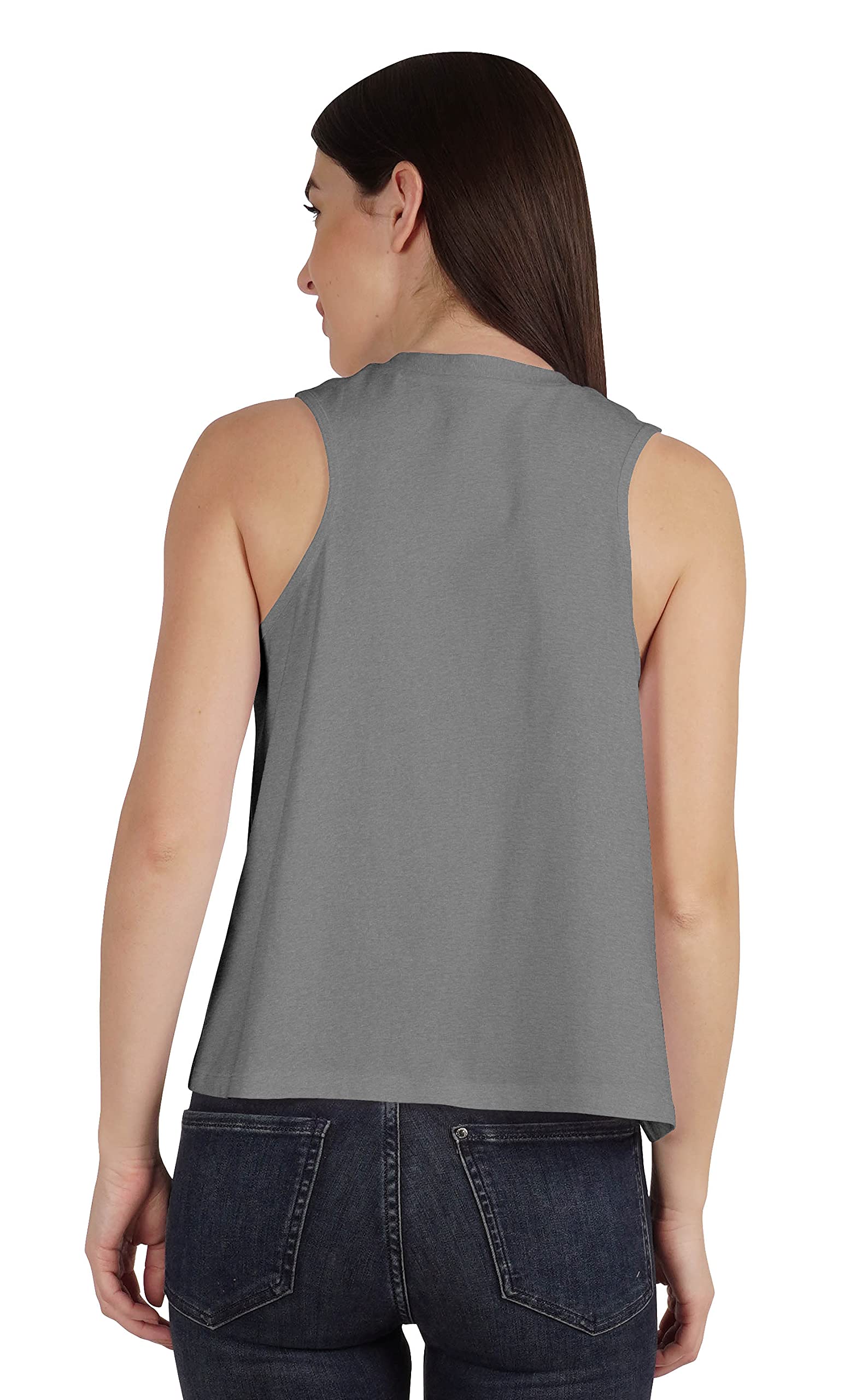Inkmeso Women's Workout Crop Tops - Flowy Yoga Tank Tops for Running, Gym & Casual Wear