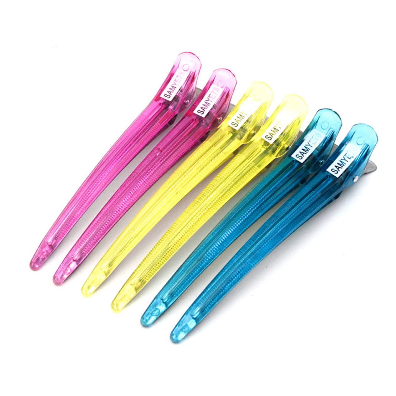 FOMIYES 12-Piece Crystal Hair Clips Set for Women & Girls - Professional Sectioning Hair Dressing Clips for Salon, Barber Shop & Home Styling - Perfect for Hair Styling, Braiding & Updos