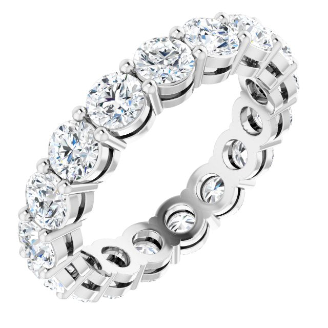 3.57 Carat Round Diamond Eternity Wedding Band - Classic Diamond Ring for Women, Perfect for Anniversary, Engagement & Special Occasions