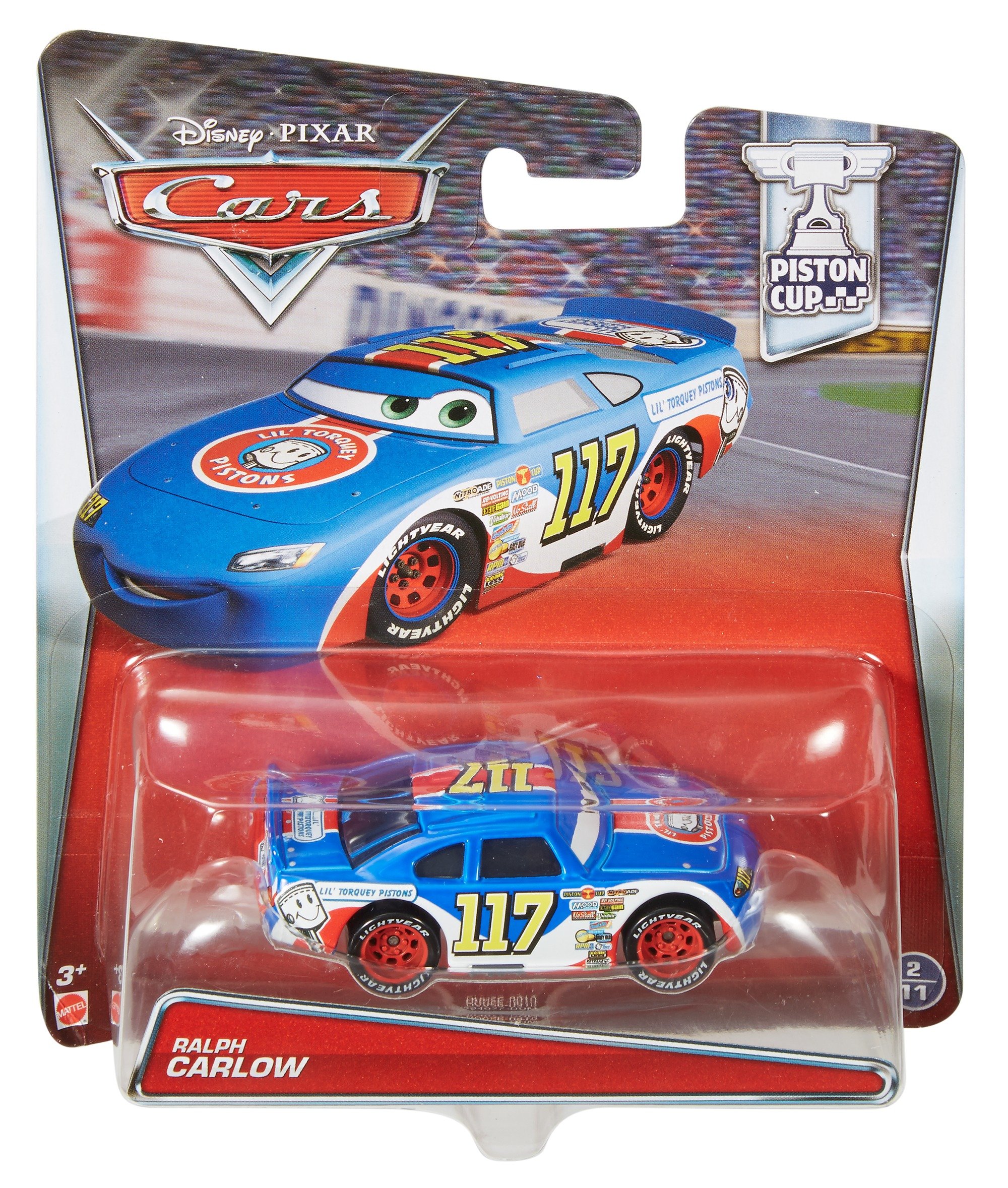 Disney Cars Ralph Carlow Die-Cast Metal Toy Vehicle - Collectible Disney Pixar Movie Character Car for Kids & Adults - Perfect for Play, Display & Gift Giving