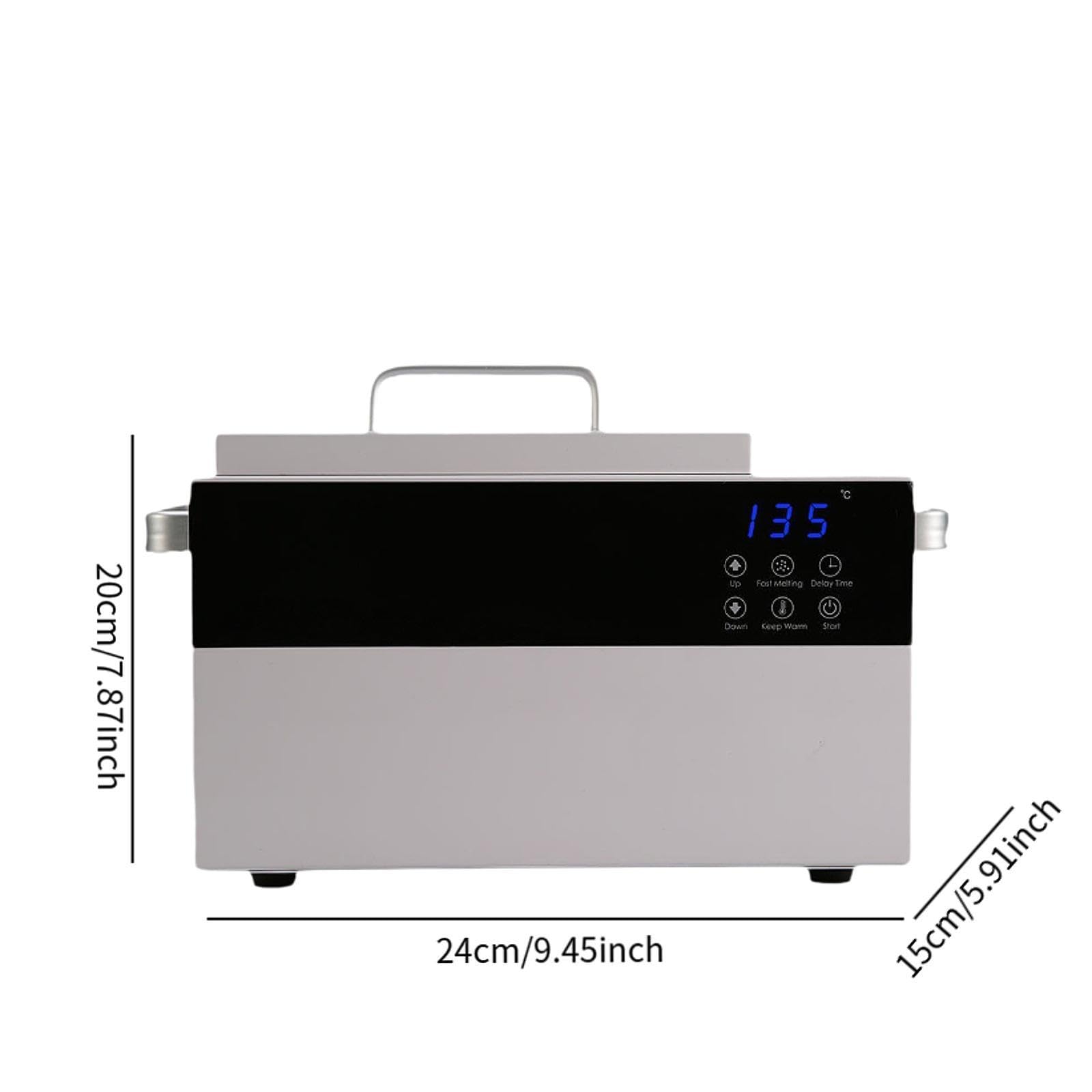 Professional Electric Wax Melter for Salon - Fast Heating, Adjustable Temperature Wax Warmer Machine for Hair Removal & Spa Treatments - Perfect for Eyebrows, Legs, Bikini & Facial Waxing