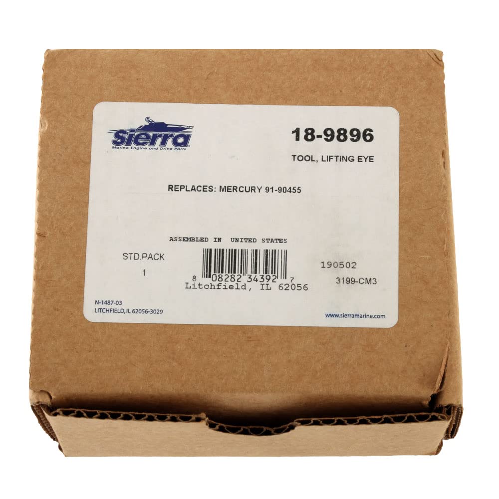 Sierra Lifting Eye Tool 18-9896 - Heavy Duty Lifting Hook for Construction, Rigging, and Industrial Use