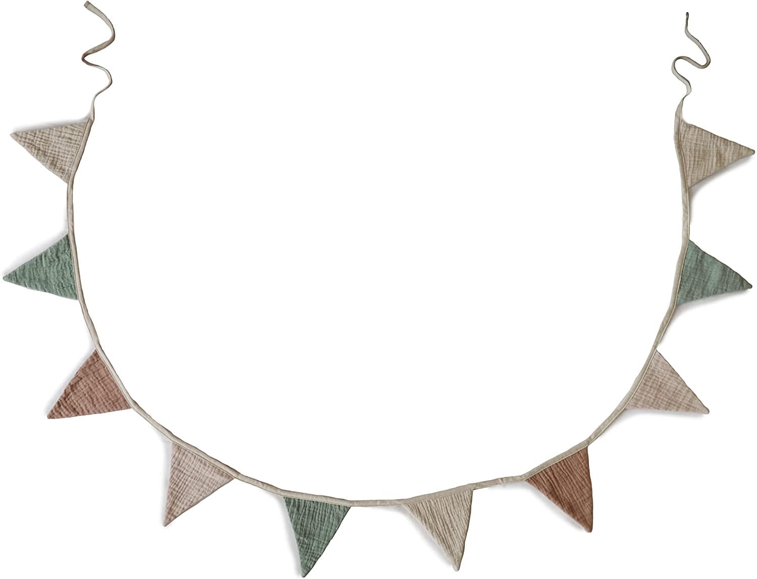 Mushie Baby Garland - Soft & Safe Nursery Decor for Newborns & Toddlers - Perfect for Cribs, Playrooms & Baby Showers