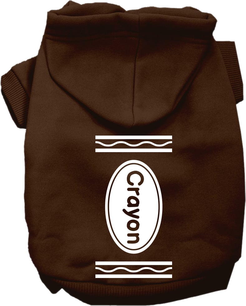Colorful Crayon Costume Screen Print Hoodie for Kids - Fun Dress-Up & Halloween Costume Idea