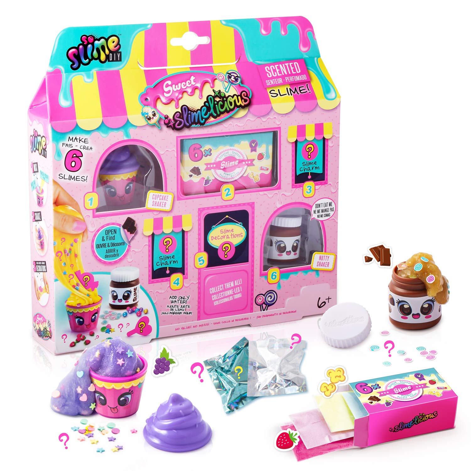 So Slime DIY Kit - Fun & Stretchy Slime Making Set for Kids - SSC058 - Perfect for Birthday Gifts, Party Favors & Creative Playtime