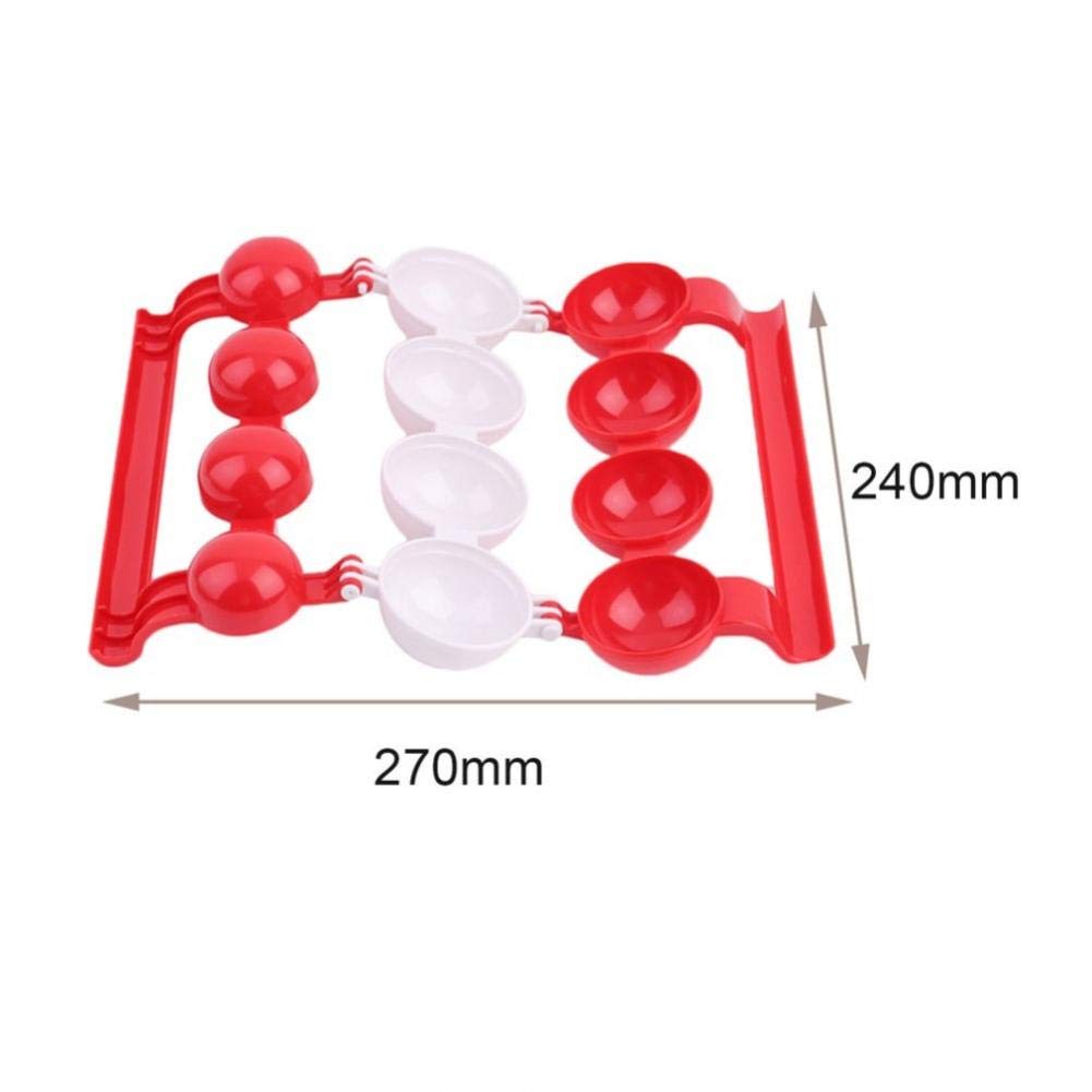 **Plastic Meatball Mold - Homemade Stuffed Meatball Maker for Kitchen - Perfect for Meatballs, Dumplings & Kebabs - Ideal for Home Cooking & Meal Prep**