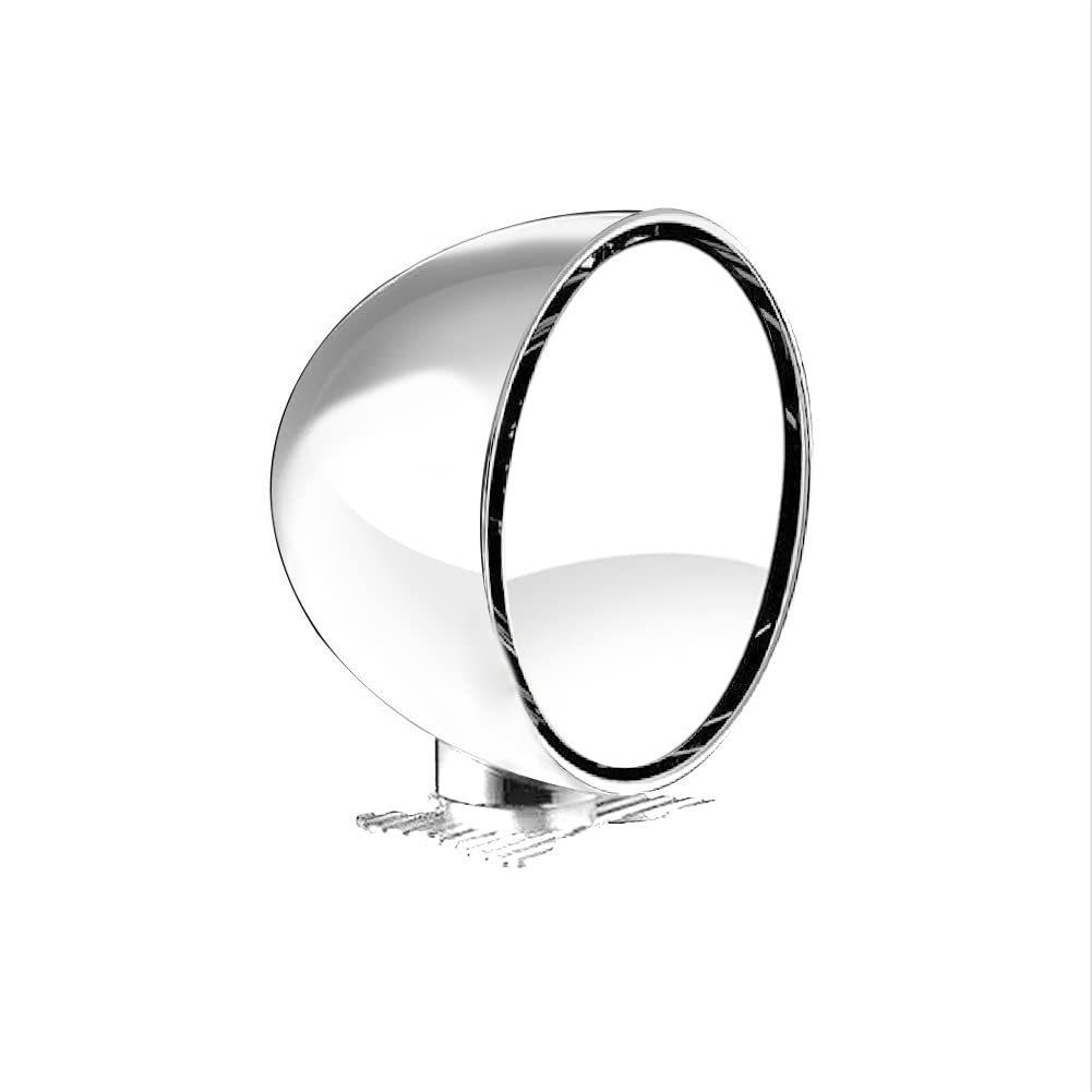 360° Adjustable Wide Angle Blind Spot Mirror for Cars & Trucks - Universal Fit Side Rearview Mirror, 65mm White - Enhance Safety for Parking, Lane Changes & Reversing