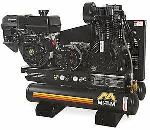 AG2 SM14 08M1 Portable Air Compressor & Generator Combo - Dual Power Source for Camping, Job Sites & Emergency Backup
