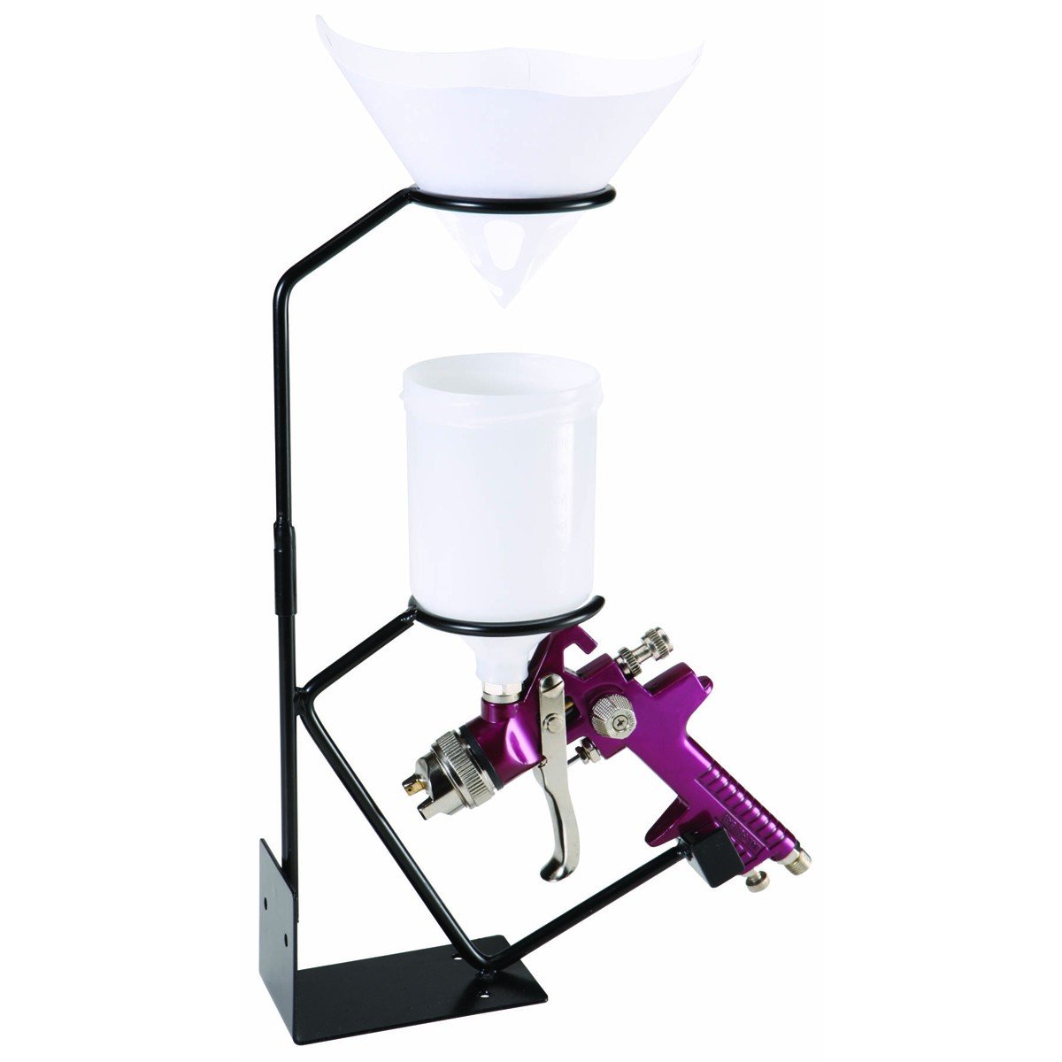 Gravity Feed Spray Gun Stand HFJ14 - Heavy Duty Paint Sprayer Holder for Automotive & Industrial Use - Perfect for Workshops, Garages & DIY Projects