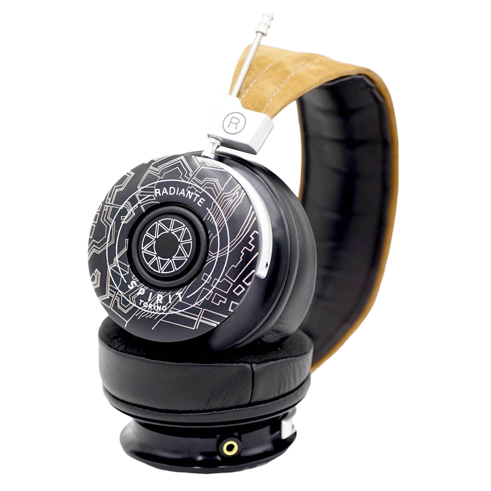Spirit Torino Radiante Closed Back Headphones - Premium Audiophile Over-Ear Headset (Open Box) for Home Studio, Gaming & Music Listening