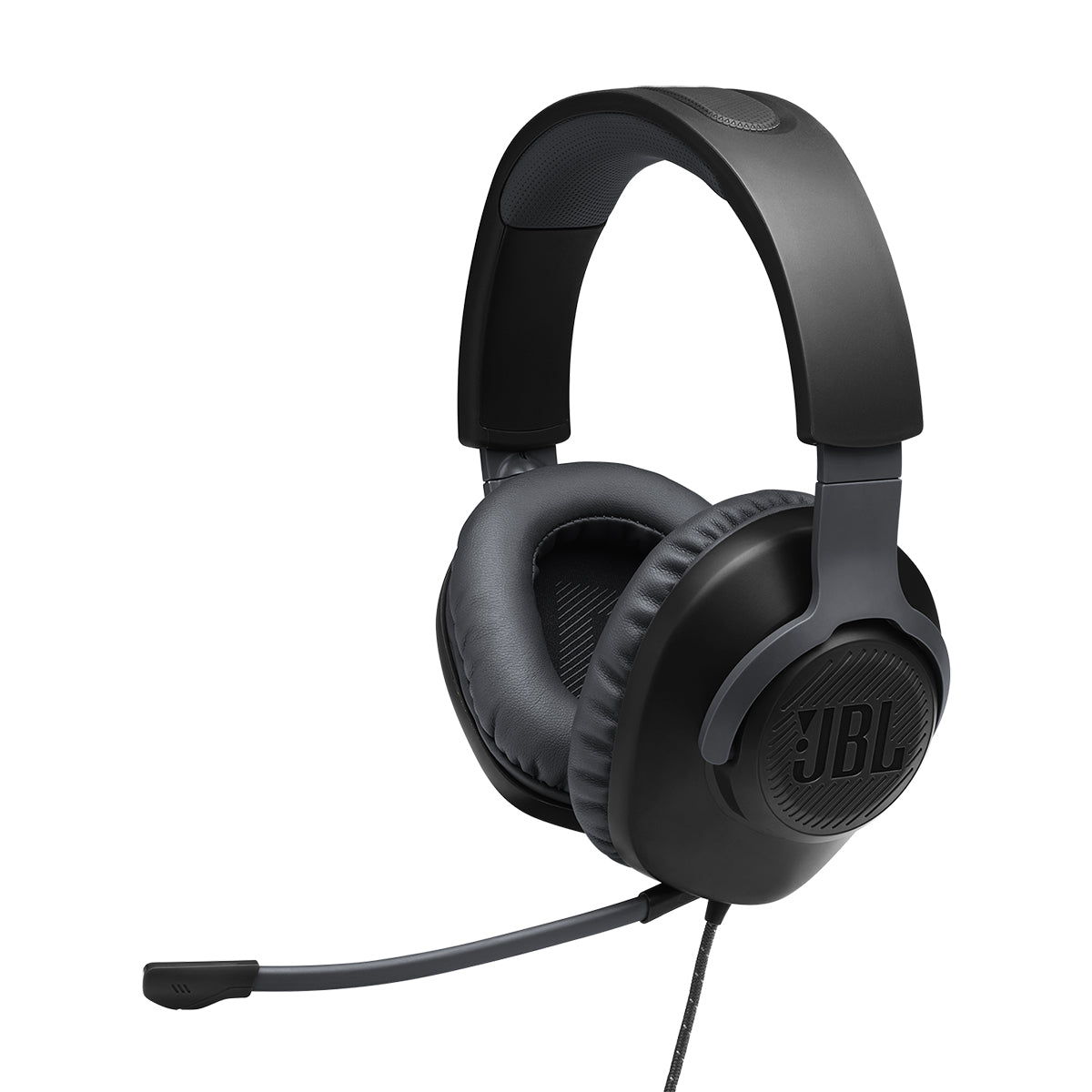 JBL Quantum 100 Wired Over-Ear Gaming Headset with Detachable Mic - Noise Cancelling for PC, PS4, Xbox & Mobile Gaming