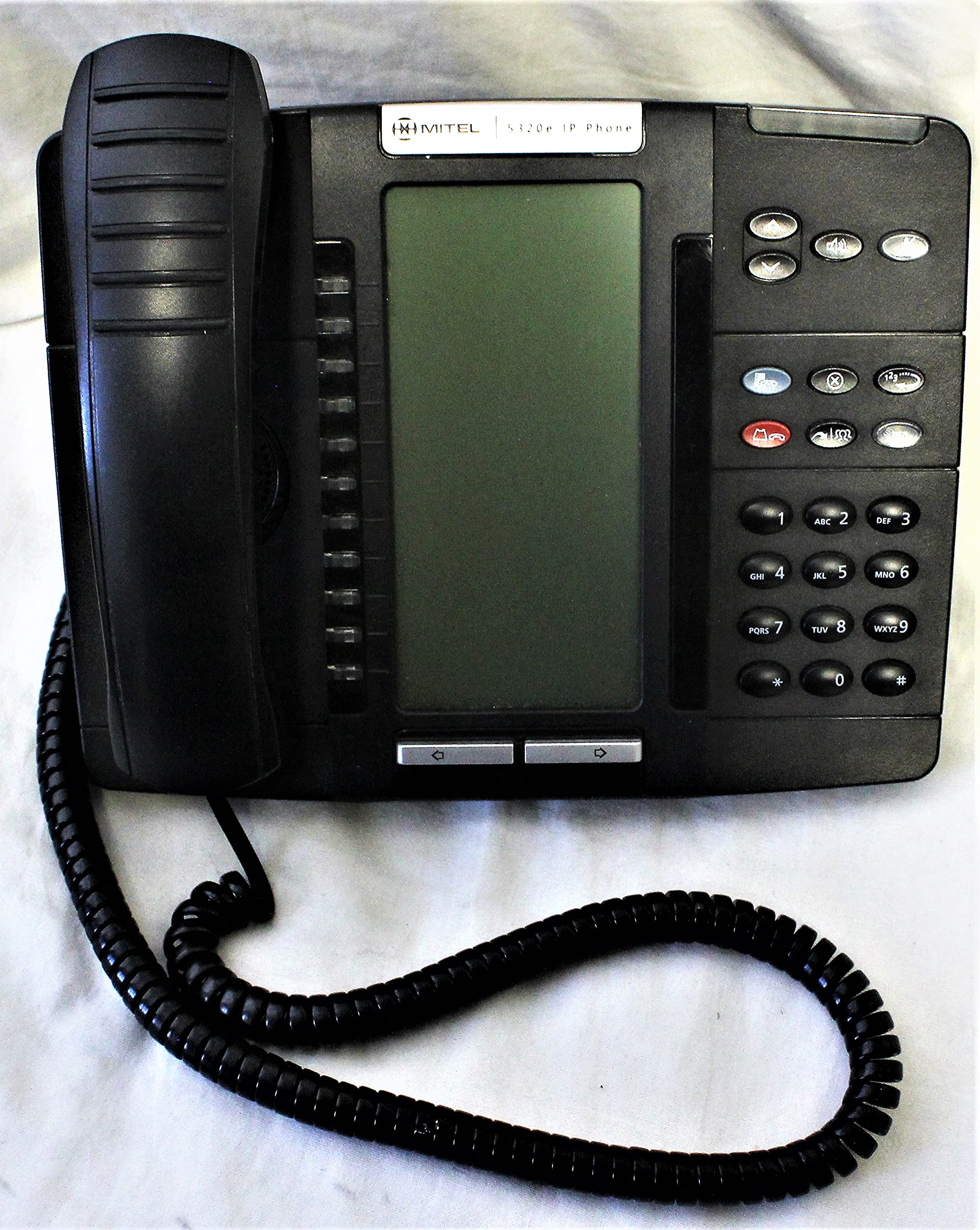 Mitel 5320e IP Dual Mode Backlit Large Display Gigabit Business Phone (50006634) - Grade A Refurbished - Ideal for Office & Call Center Communications