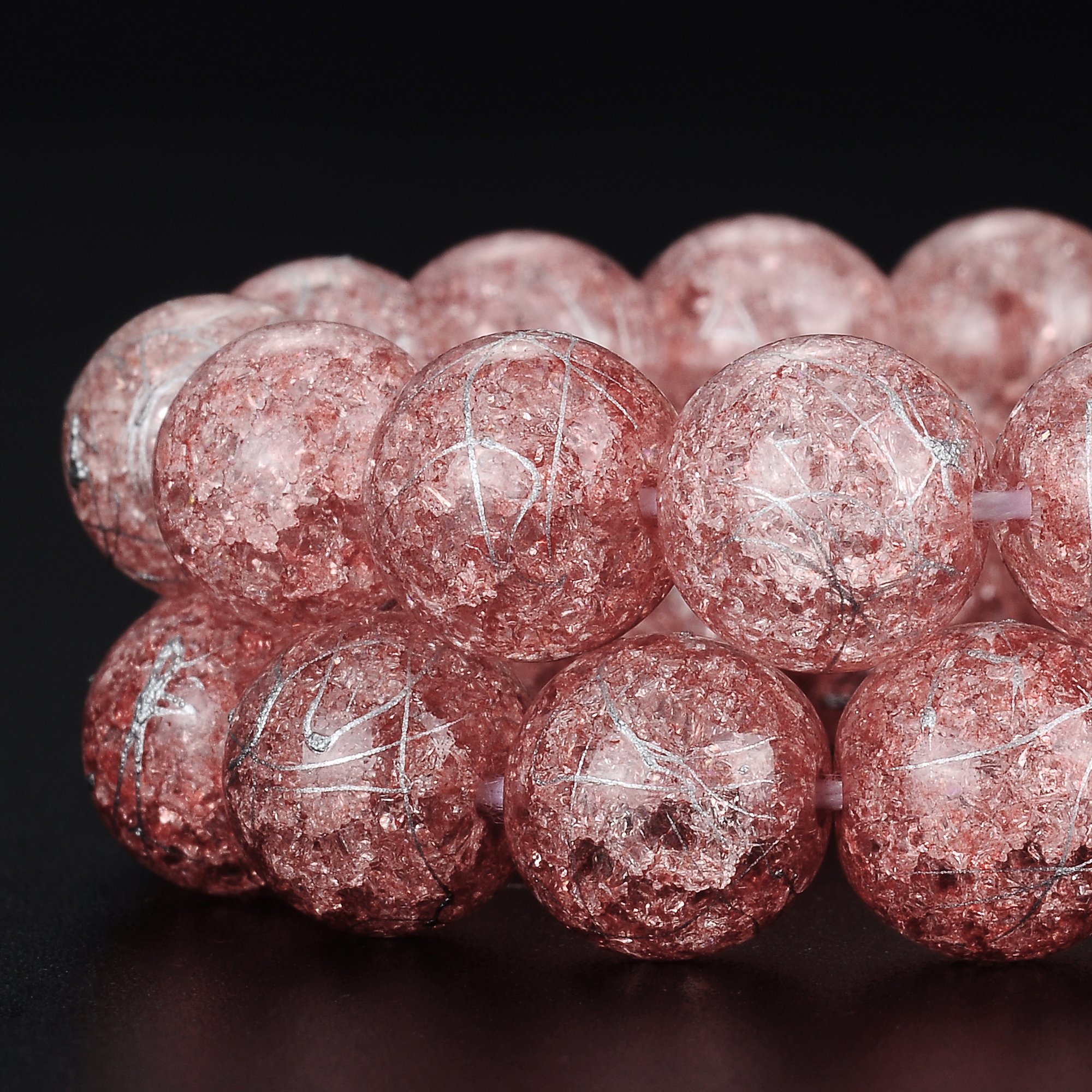 Czech Crystal Pressed Glass Beads 4mm Round Crackle Druk Brown for Jewelry Making - DIY Necklace, Bracelet, Earrings Craft Supplies - Perfect for Boho, Wedding & Handmade Jewelry Designs