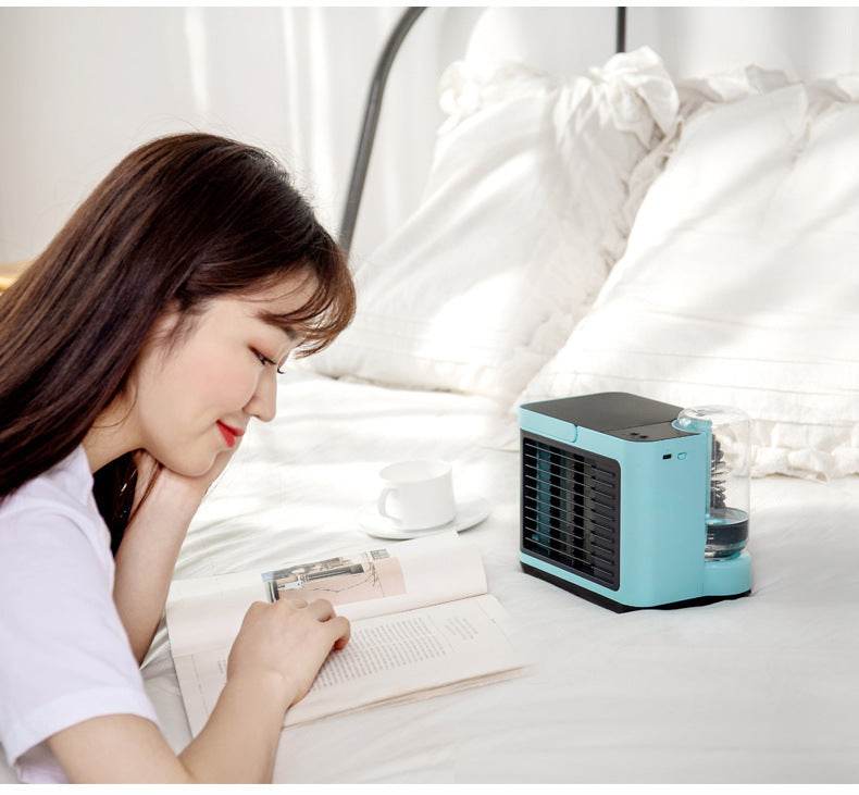 Portable Air Conditioner - AirBean Mini & Quiet Cooling Unit for Home, Office, Bedroom | Personal Space Cooler with Energy-Efficient Technology for Summer & Hot Weather Use