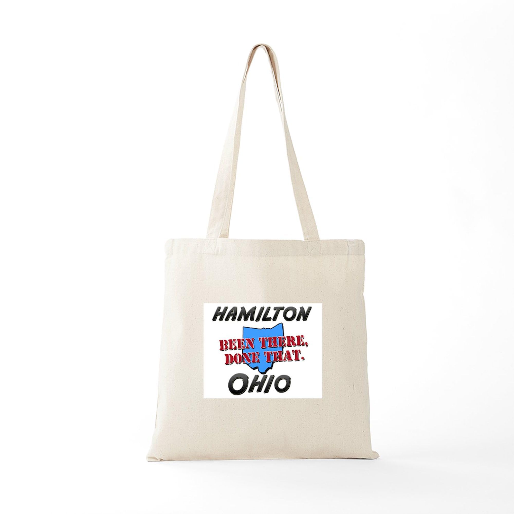 Hamilton Ohio Been There Done That Tote Bag - Natural Canvas Reusable Shopping Bag for Groceries, Beach & Everyday Use