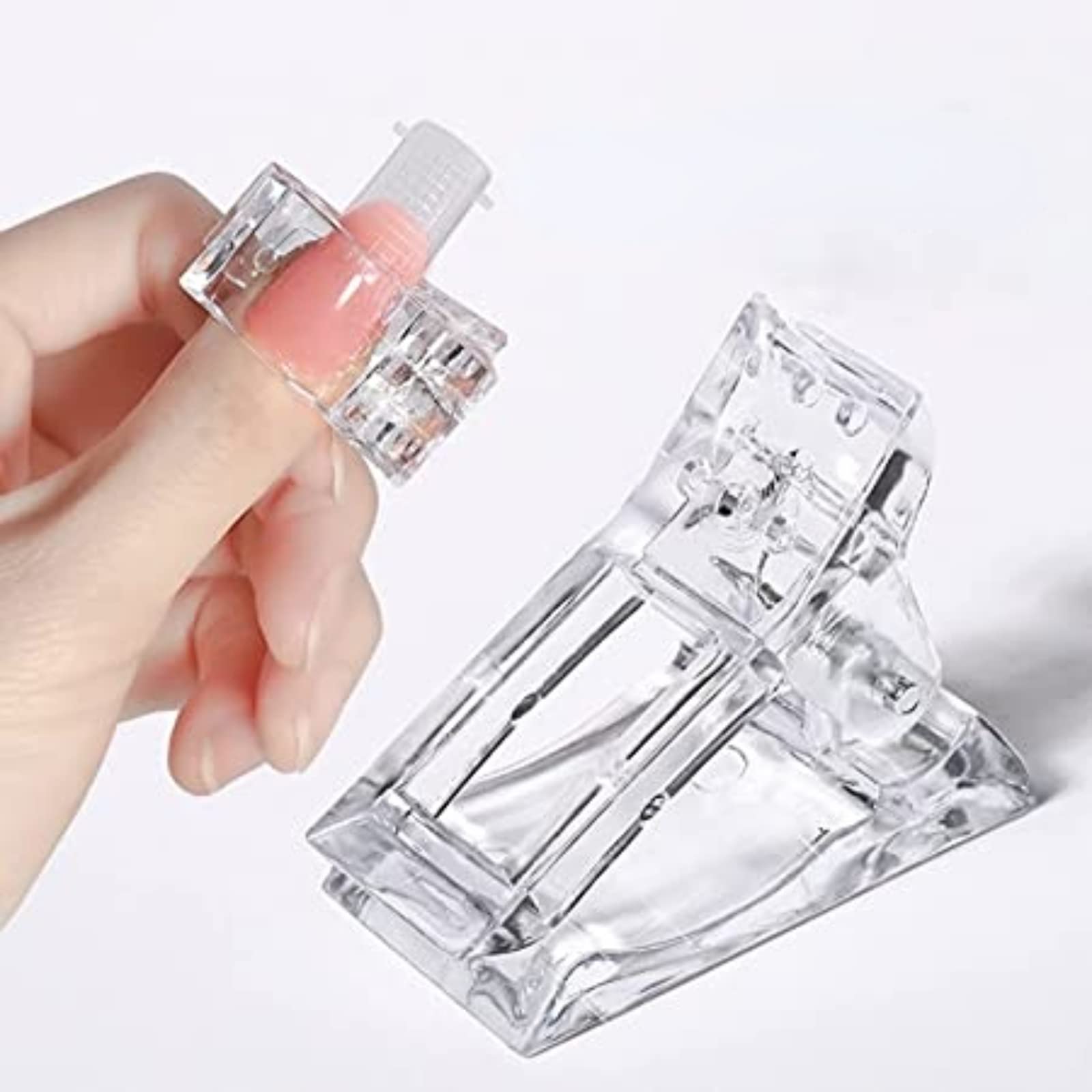 10pcs Nail Clips for Nail Extensions - Professional Nail Art Tools for Beginners, DIY Nail Shaping & Rapid Prototyping - Perfect for Salon, Home Manicure & Nail Art Practice