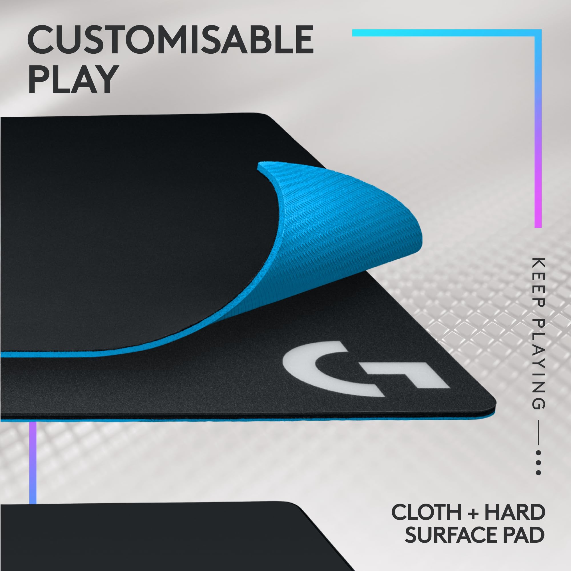 Logitech G502 LIGHTSPEED Wireless Gaming Mouse with HERO 16K Sensor - 11 Programmable Buttons & G PowerPlay Wireless Charging Mouse Pad - Compatible with G Pro/G903/G703/G502 LIGHTSPEED - Black - Perfect for PC Gaming, Esports & Professional Workstations