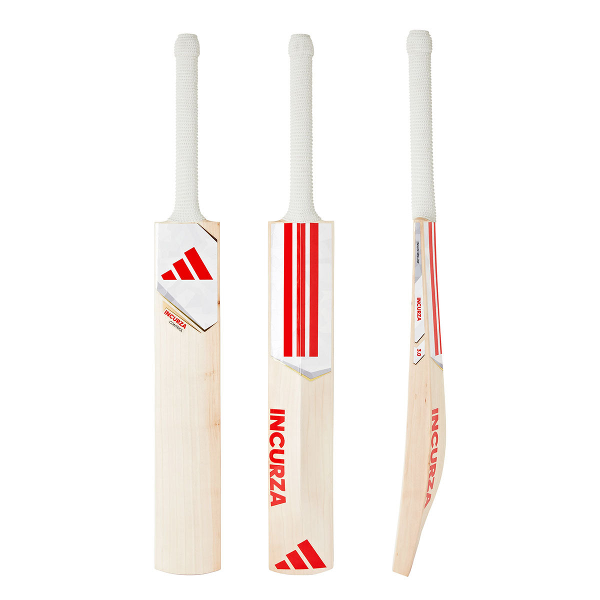 Adidas Incurza Control 3.0 Cricket Bat - Premium Professional Grade Cricket Equipment for Matches & Practice | Perfect for Club Players & Tournament Use
