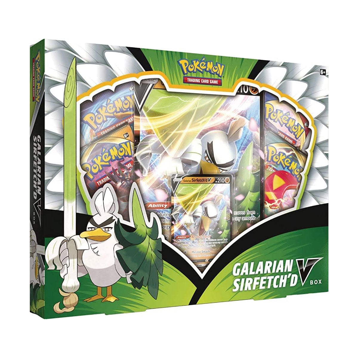 Pokemon Galarian Sirfetch'd V Box - Exclusive Trading Card Game Collectible for Battles & Tournaments - Perfect for Pokemon TCG Fans & Competitive Players