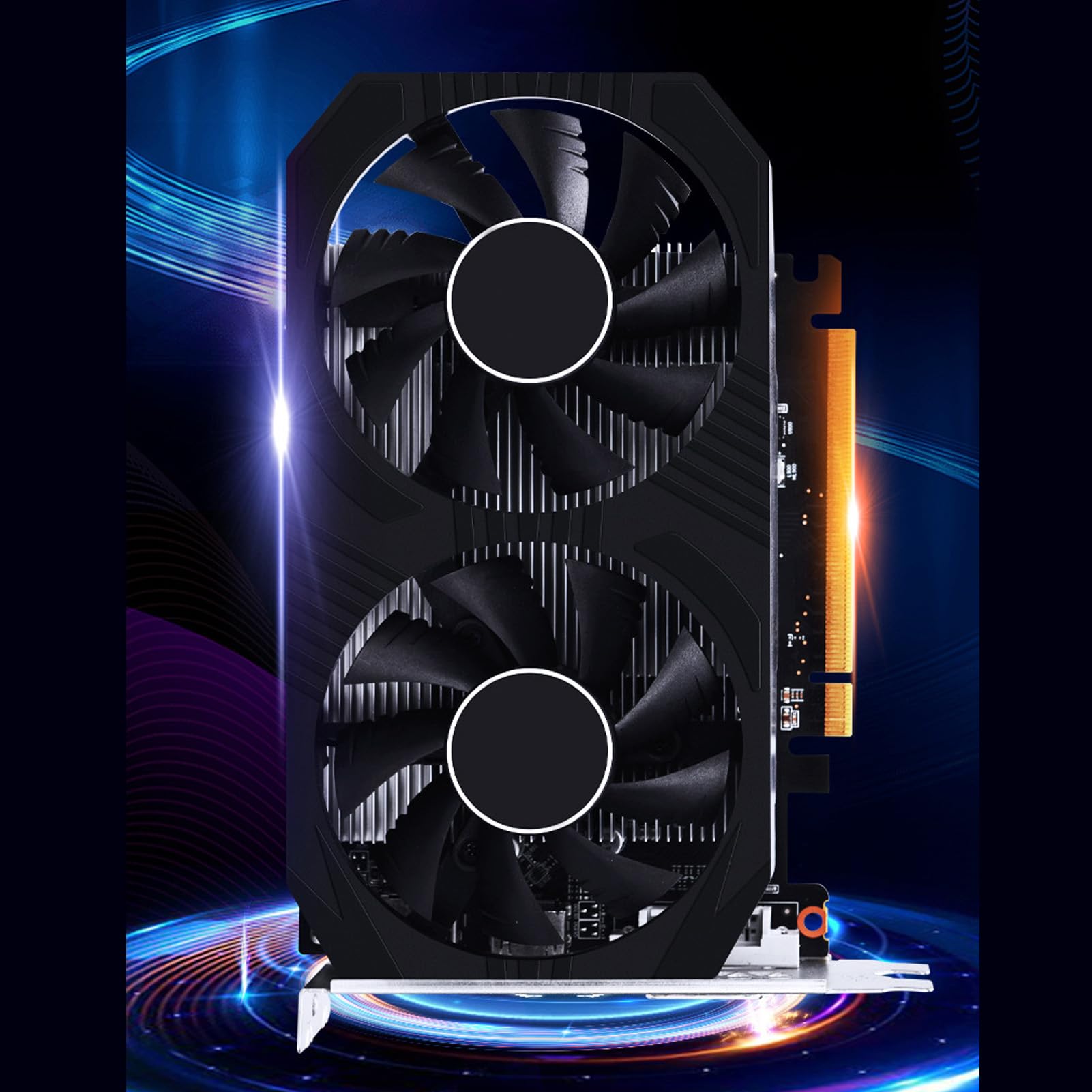 ASHATA RX550 4GB GDDR5 128-bit Gaming Graphics Card - 6000MHz Dual Fan, VGA/HDMI/DVI, Desktop PC GPU for Smooth Gaming & Video Editing | Perfect for Fortnite, Call of Duty & Streaming