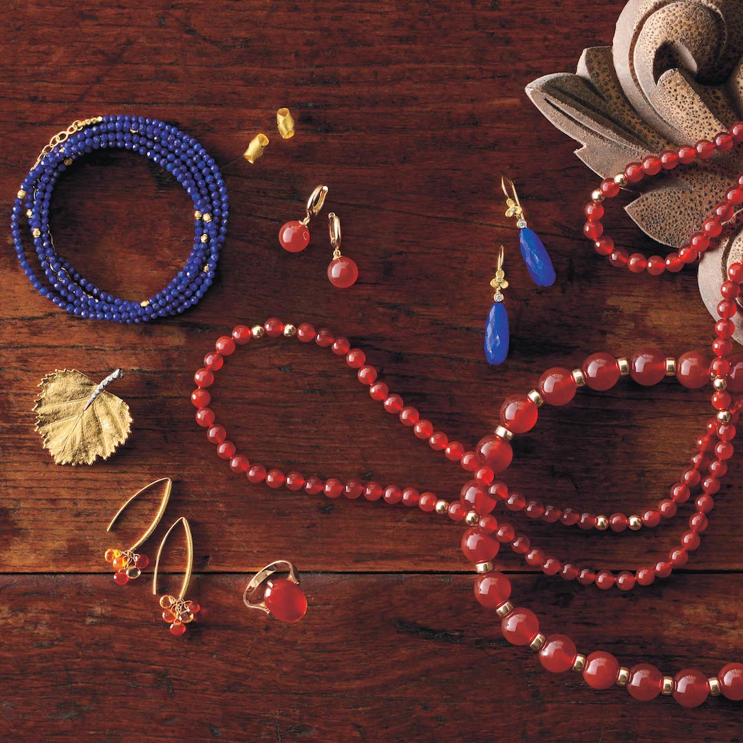 Lapis Lazuli Wrap Bead Bracelet for Women - Handmade Gemstone Jewelry for Boho Style & Everyday Wear