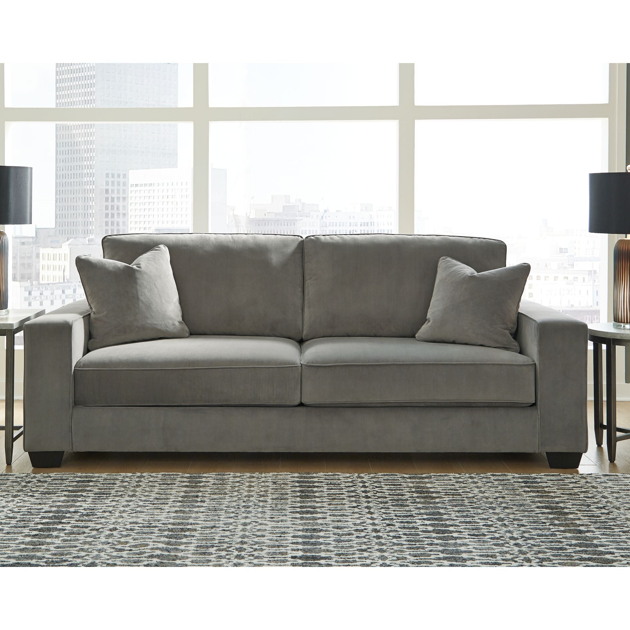 Angleton Sofa in Sandstone - Modern Comfortable Couch for Living Room, Lounge & Office
