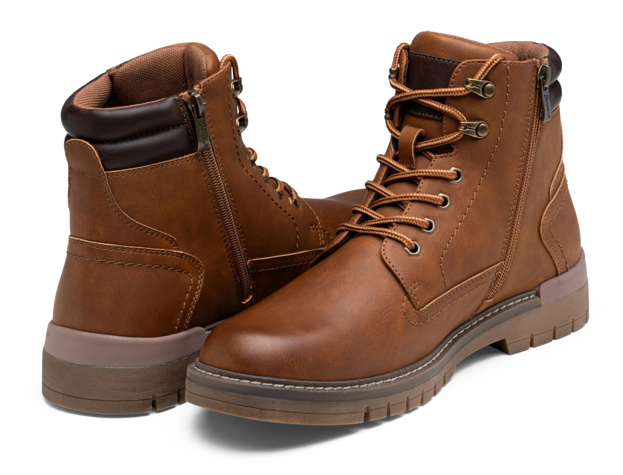 Men's Casual Hiking Boots with Zipper - Stylish Chukka Boots for Outdoor & Daily Wear