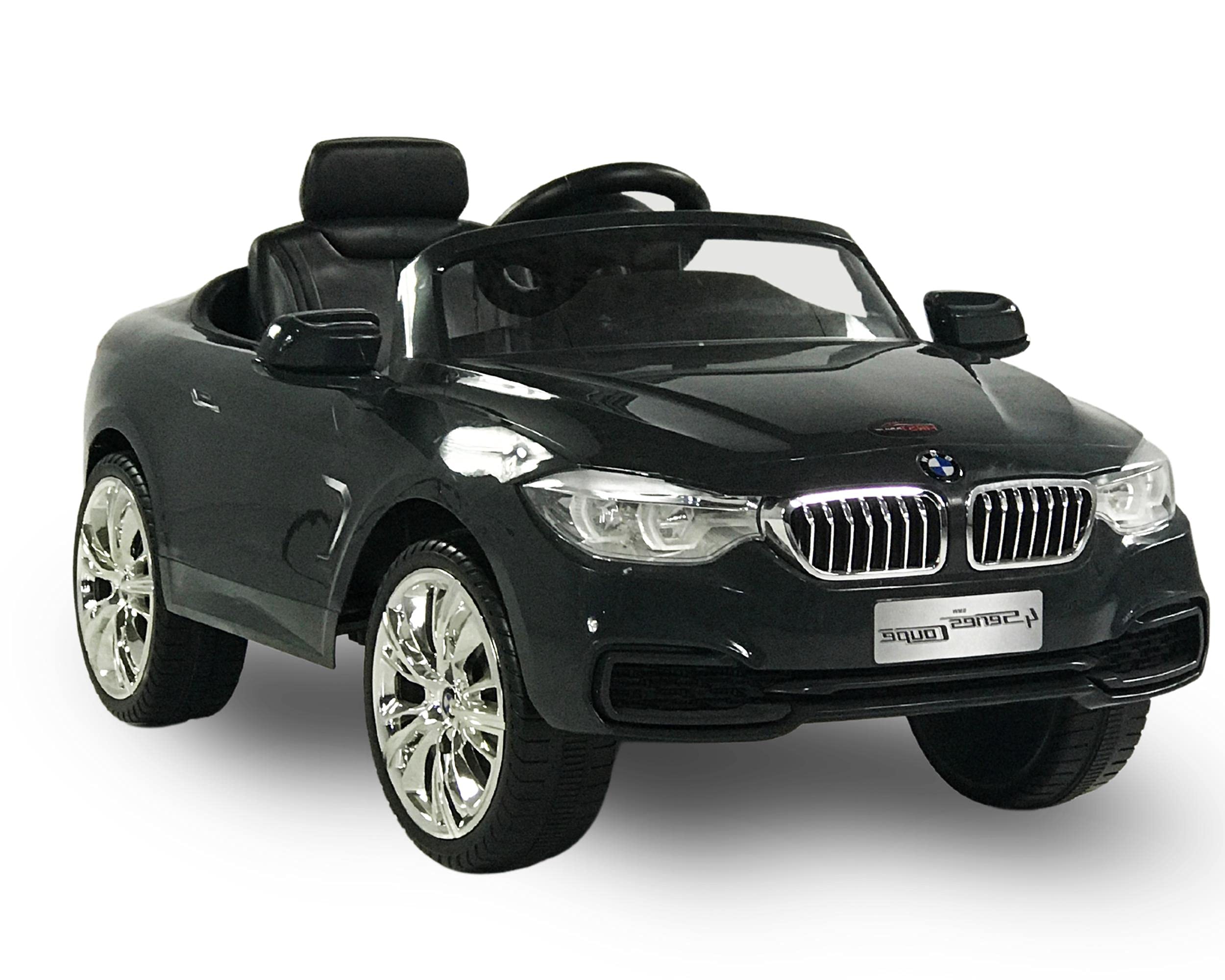 BMW 4-Series 12V Kids Electric Ride-On Car with Remote Control, Dual Motors, MP3 Player, LED Headlights & Premium Wheels - Gray - Perfect for Outdoor Play & Birthday Gifts