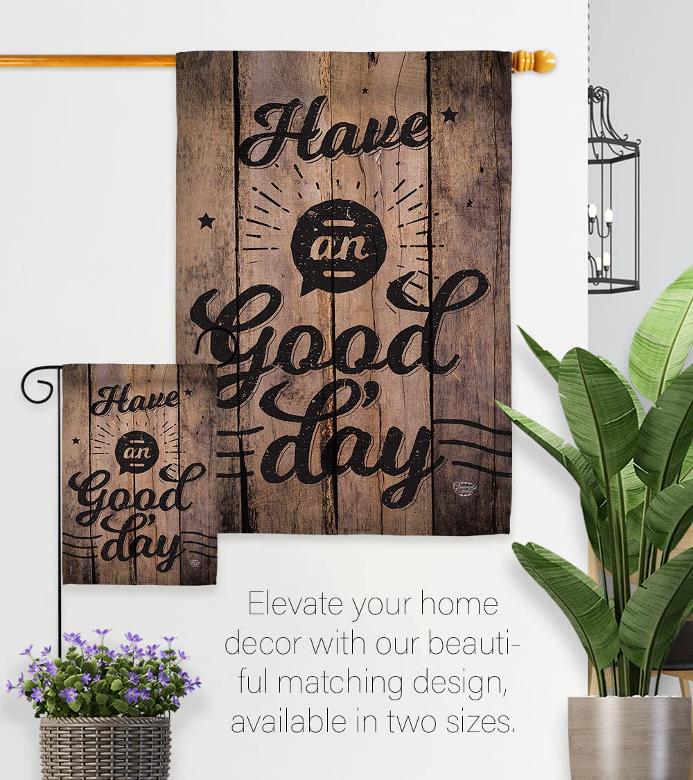 Sweet Life Inspirational Garden House Flag Set - Double-Sided Spiritual Hope Love Wisdom Banner for Yard Decor, Made in USA | Perfect for Front Porch, Patio & Outdoor Positive Vibes Decorations