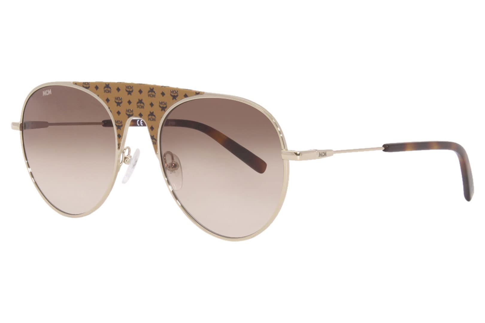 MCM 150 SL 254 Cognac Polarized Sunglasses for Women & Men - UV Protection Fashion Shades for Driving, Beach & Outdoor Activities