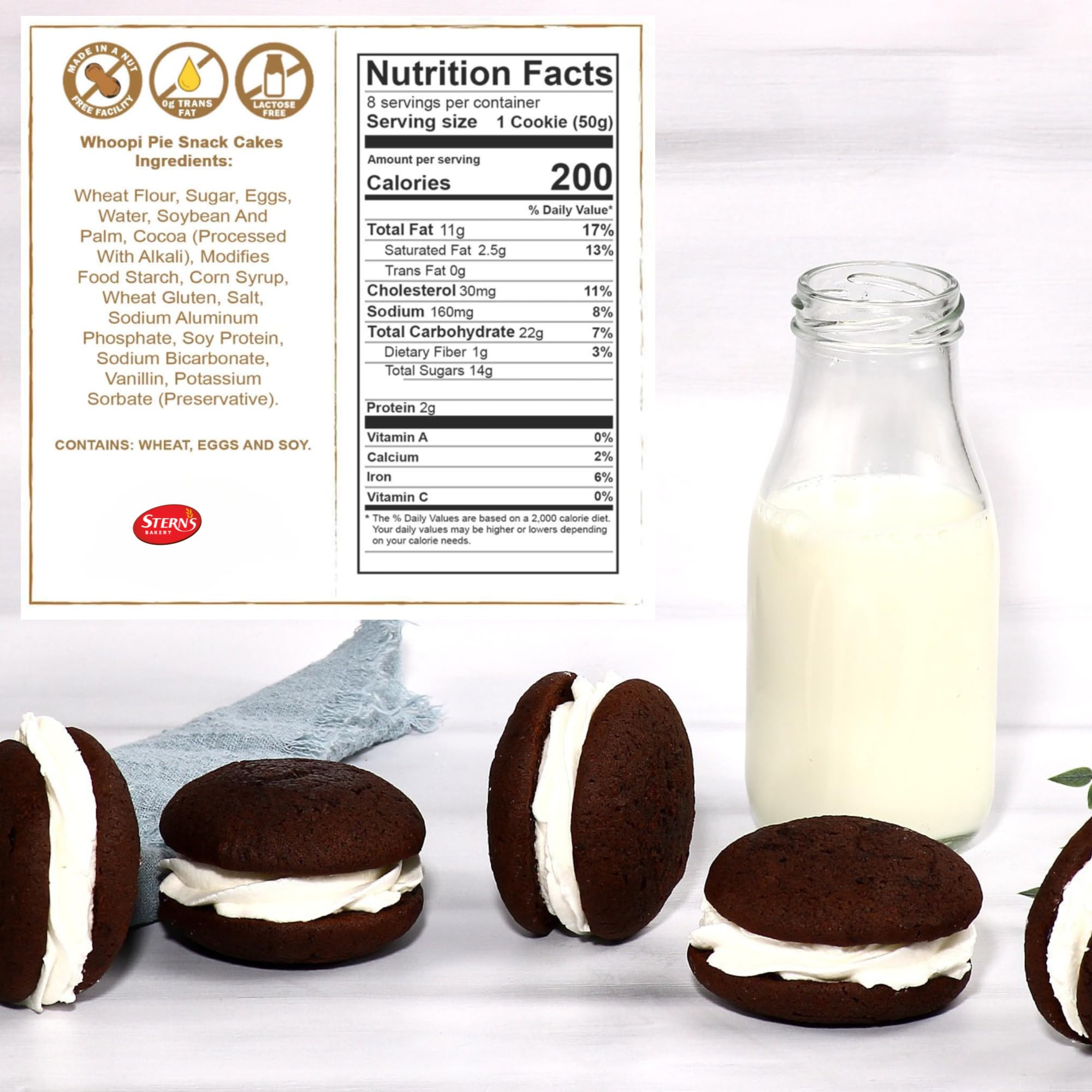 Gourmet Whoopie Pie Gift Box - 9 Individually Wrapped, Kosher & Nut Free - Perfect for Easter & Birthday Gifts