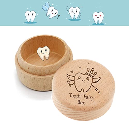 Tooth Fairy Box for Kids - Baby Tooth Keepsake Box for Lost Teeth, Tooth Holder for Boys & Girls | Perfect for First Tooth, Tooth Fairy Gifts & Childhood Memories