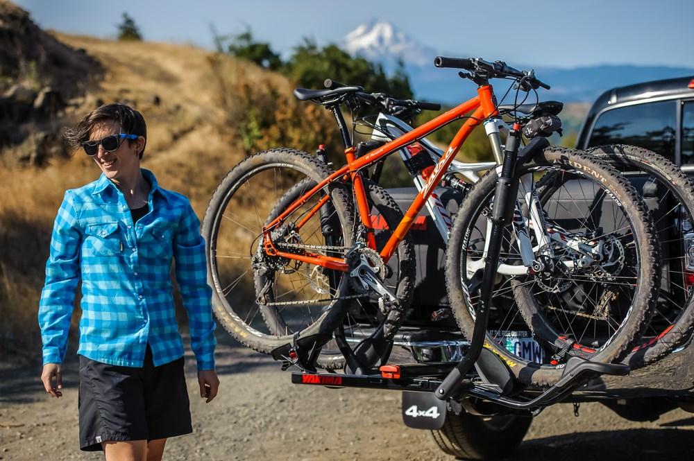 Yakima Holdup Tray Bike Rack - Premium 2-Bike Hitch Mount Carrier for SUVs & Trucks - Perfect for Road Trips & Mountain Biking Adventures
