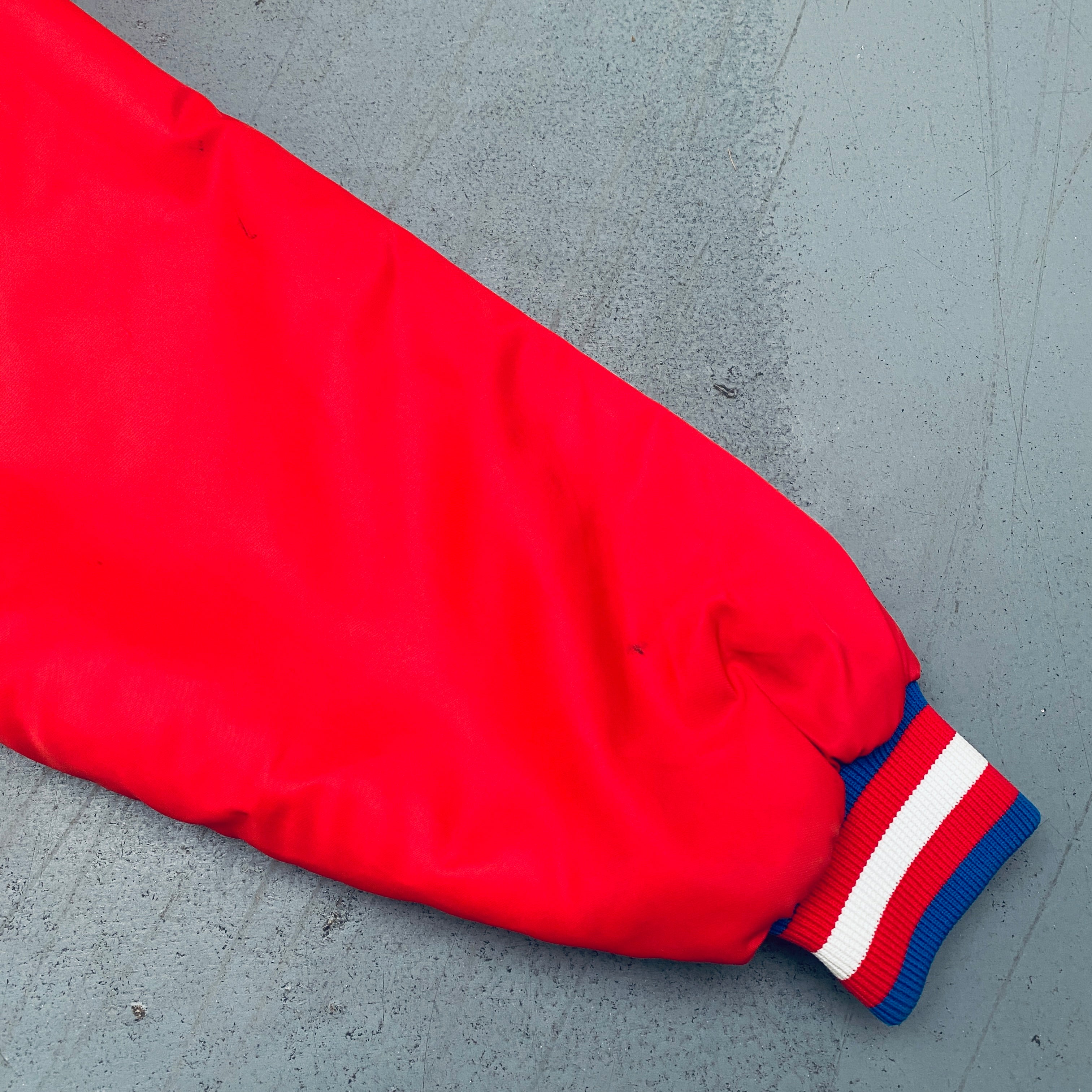 Philadelphia 76ers Vintage 1980s NBA Bomber Jacket for Men - Retro Basketball Fan Gift & Streetwear Fashion