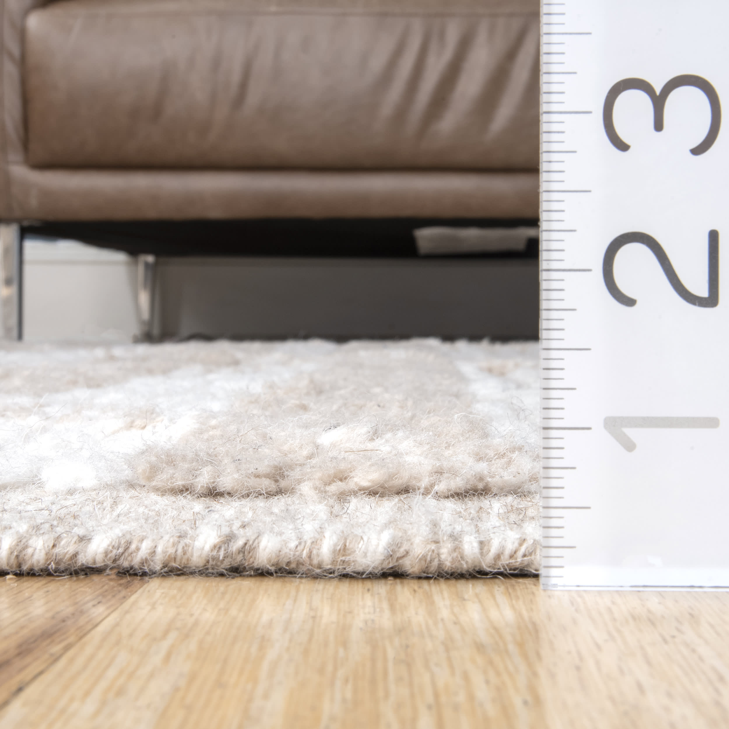 Bing Shag Rug - Soft Plush Beige Area Rug for Living Room, Bedroom & Nursery | Cozy & Stylish Home Decor